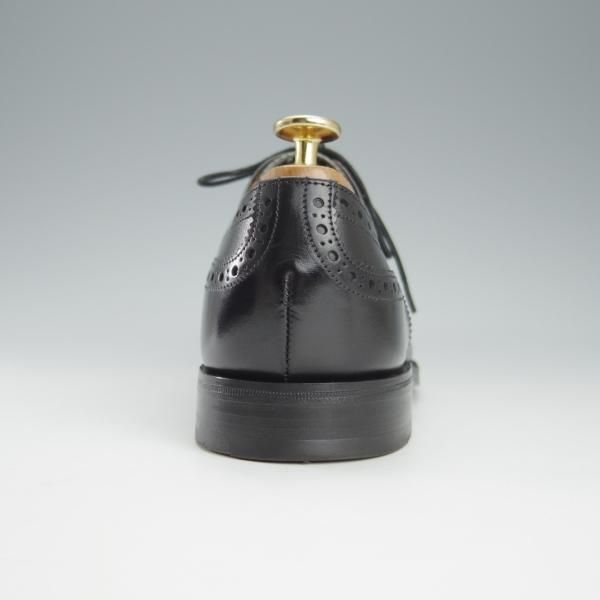 美品★(英)チーニー 6E【★ロイドフットウェア別注/Lloyd Footwear】Mシリーズ/89ラスト/セミブローグ/カーフ/黒/CHEANEY★h835