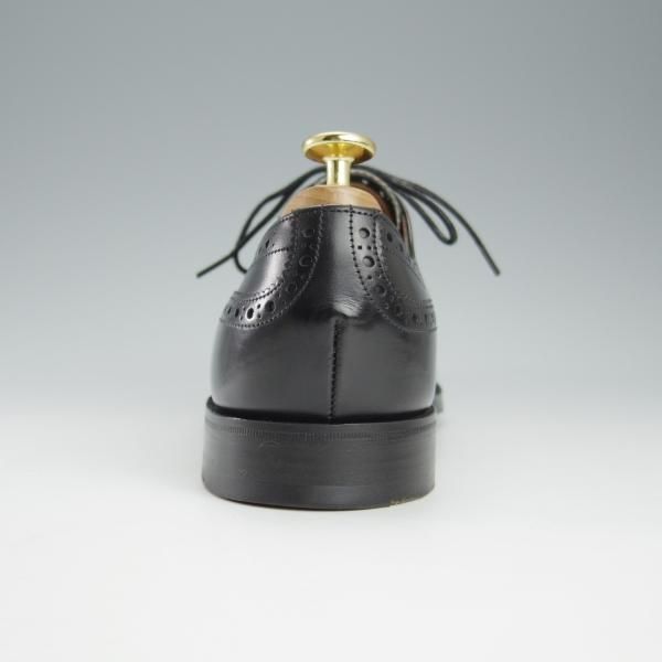 美品★(英)チーニー 6E【★ロイドフットウェア別注/Lloyd Footwear】Mシリーズ/89ラスト/セミブローグ/カーフ/黒/CHEANEY★h835