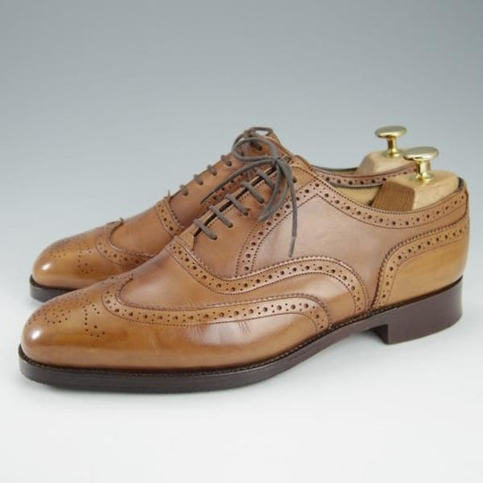 極上★トリッカーズ SIZE 7【現行定価9.3万円程度★PICCADILLY/ピカデリー】6138/フルブローグ/カーフ/茶/Beechnut/Tricker's★h839