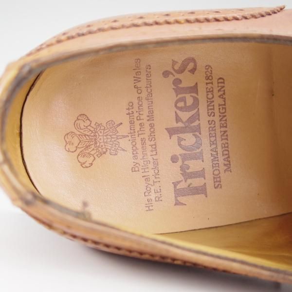 極上★トリッカーズ SIZE 7【現行定価9.3万円程度★PICCADILLY/ピカデリー】6138/フルブローグ/カーフ/茶/Beechnut/Tricker's★h839