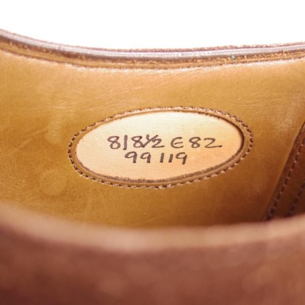 極上★エドワードグリーン 8E【現行定価￥174,900-★チェルシー/CHELSEA/82ラスト】ストレートチップ/スエード/濃茶/EDWARD GREEN★h843