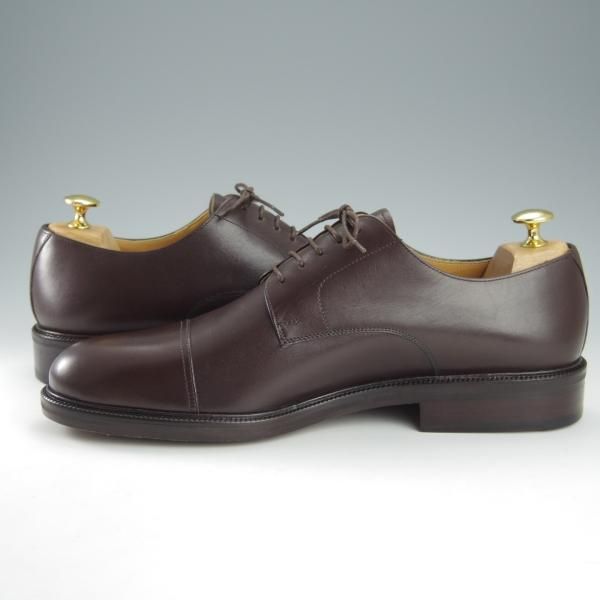 未使用★(スペイン製)マグナーニ SIZE 43【★ストレートチップ/6848】charcos別注/カーフ/濃茶/メンズ/MAGNANNI★h848