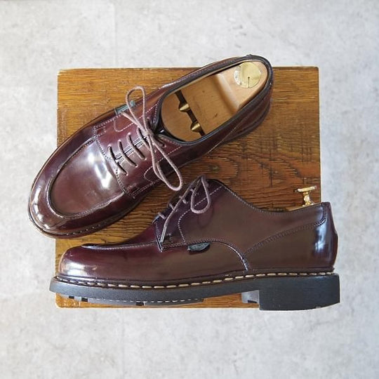 極上★パラブーツ SIZE 6【定価￥132,000-★コードバン仕様/CHAMBORD/シャンボード】Uチップ/TEXソール/赤茶/メンズ/Paraboot★h856