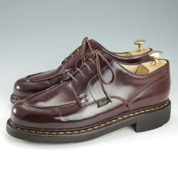 極上★パラブーツ SIZE 6【定価￥132,000-★コードバン仕様/CHAMBORD/シャンボード】Uチップ/TEXソール/赤茶/メンズ/Paraboot★h856