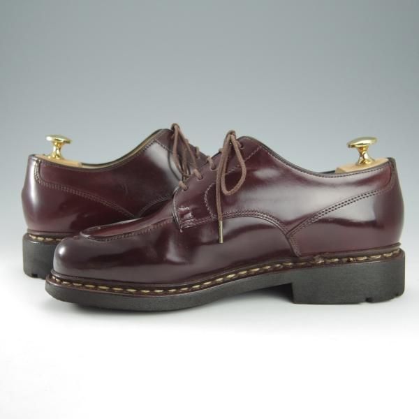 極上★パラブーツ SIZE 6【定価￥132,000-★コードバン仕様/CHAMBORD/シャンボード】Uチップ/TEXソール/赤茶/メンズ/Paraboot★h856