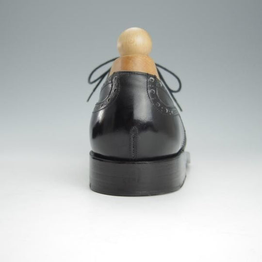 美品★(東欧)VASS/ヴァーシュ UK8.5程度【純正シューツリー付き★Budapest/ブダペスト】3636ラスト/フルブローグ/カーフ/黒★h860