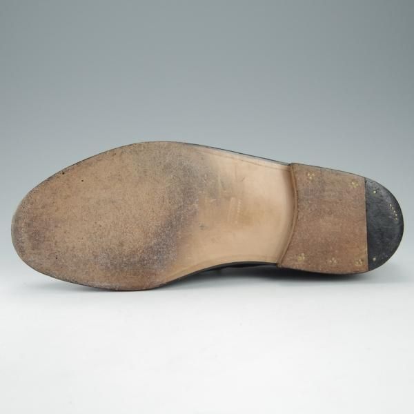 美品★(東欧)VASS/ヴァーシュ UK8.5程度【純正シューツリー付き★Budapest/ブダペスト】3636ラスト/フルブローグ/カーフ/黒★h860