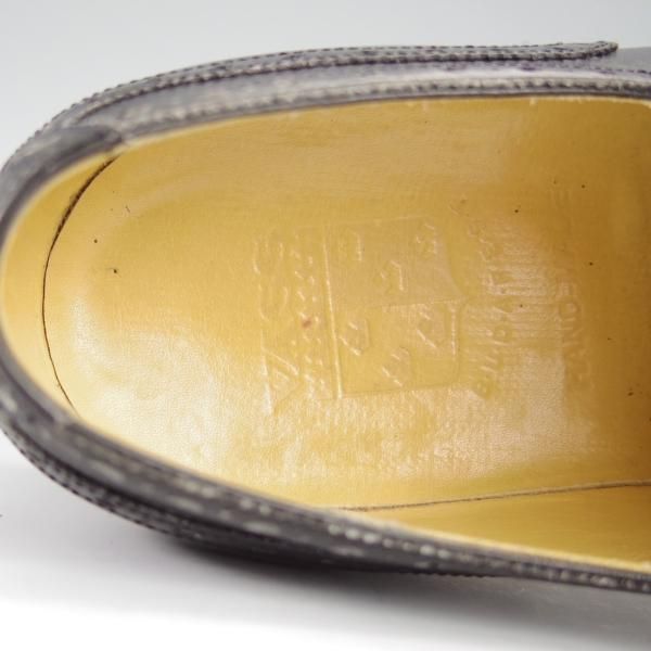 美品★(東欧)VASS/ヴァーシュ UK8.5程度【純正シューツリー付き★Budapest/ブダペスト】3636ラスト/フルブローグ/カーフ/黒★h860