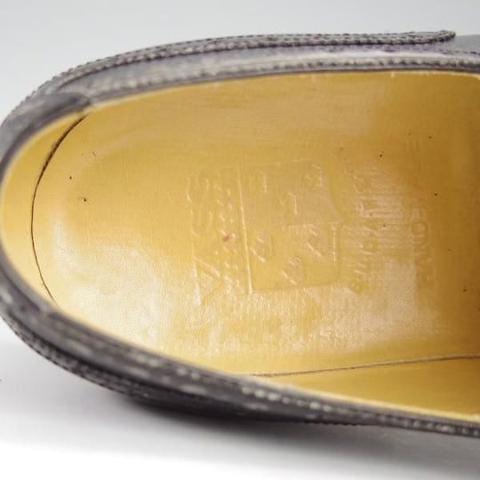 美品★(東欧)VASS/ヴァーシュ UK8.5程度【純正シューツリー付き★Budapest/ブダペスト】3636ラスト/フルブローグ/カーフ/黒★h860