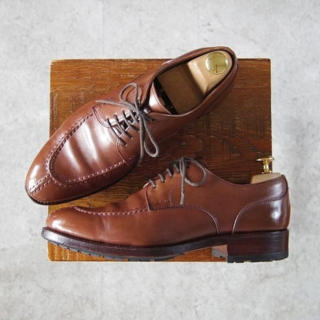 美品★(スペイン製)CARMINA/カルミナ SIZE 6【定価￥72,600-★Uチップ/80414】カーフ/茶/メンズ★h862