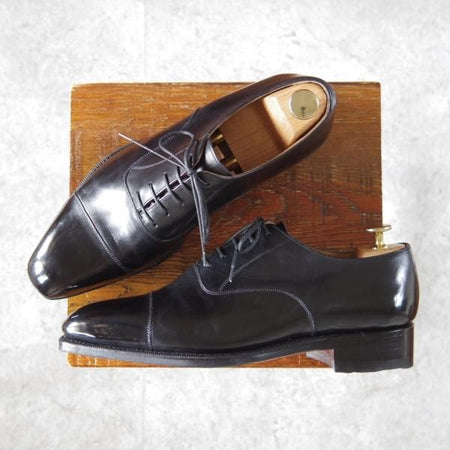 ★(スペイン製)MEERMIN/メルミン SIZE 7【グッドイヤーウェルテッド製法★ストレートチップ/10140】カーフ/黒/メンズ★h863