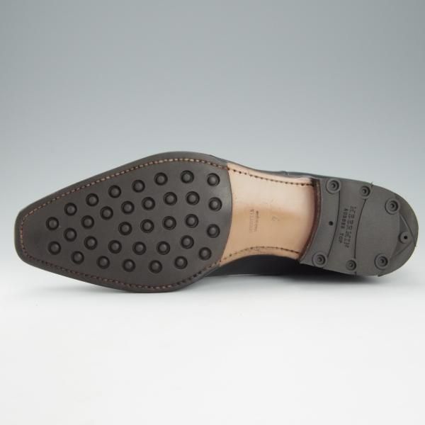 ★(スペイン製)MEERMIN/メルミン SIZE 7【グッドイヤーウェルテッド製法★ストレートチップ/10140】カーフ/黒/メンズ★h863