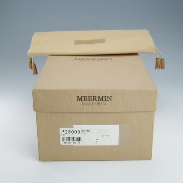 極上★(スペイン製)MEERMIN/メルミン SIZE 7【グッドイヤーウェルテッド製法★クォーターブローグ/25008】カーフ/薄茶/メンズ★h864