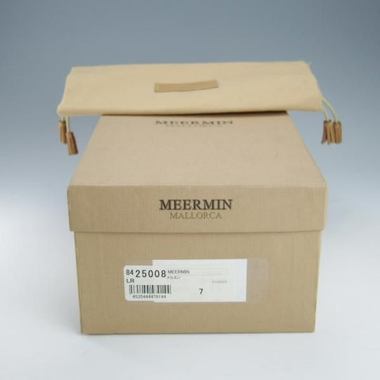 極上★(スペイン製)MEERMIN/メルミン SIZE 7【グッドイヤーウェルテッド製法★クォーターブローグ/25008】カーフ/薄茶/メンズ★h864