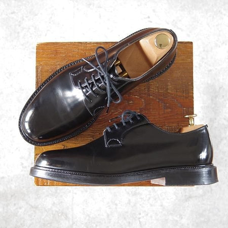 極美品★チャーチ 70F/UK7【定価￥144,100-★シャノン/SHANNON】5都市ロゴ/103ラスト/プレーントゥ/黒/メンズ/Church's★h867