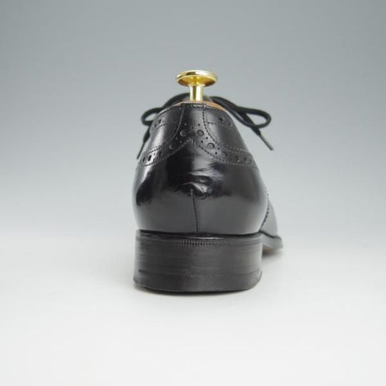 極美品★チャーチ 80F/UK8【現行定価￥144,100-★旧チャーチ/73ラスト/DIPLOMAT】ディプロマット/3都市ロゴ/カーフ/黒/Church's★h869