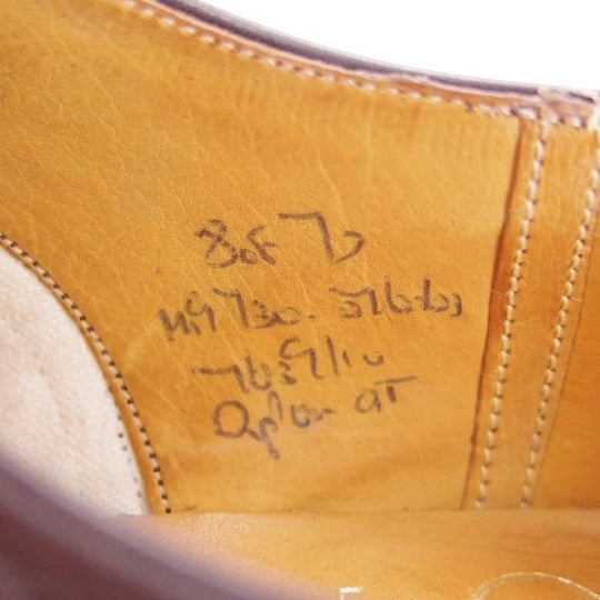 極美品★チャーチ 80F/UK8【現行定価￥144,100-★旧チャーチ/73ラスト/DIPLOMAT】ディプロマット/3都市ロゴ/カーフ/黒/Church's★h869