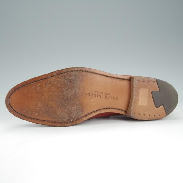 極美品★(米)アレンエドモンズ 8.5E【★(米)ラルフローレン別注/Ralph Lauren】ロングウイング/グレインレザー/ALLEN EDMONDS★h872