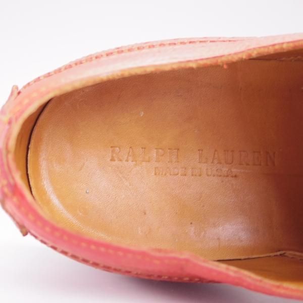 極美品★(米)アレンエドモンズ 8.5E【★(米)ラルフローレン別注/Ralph Lauren】ロングウイング/グレインレザー/ALLEN EDMONDS★h872