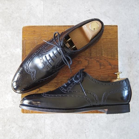 極美品★クロケット&ジョーンズ 6.5E【モデル定価￥121,000-★ハンドグレードライン/ALKA別注】ATHERSTONE/Crockett&Jones★h874