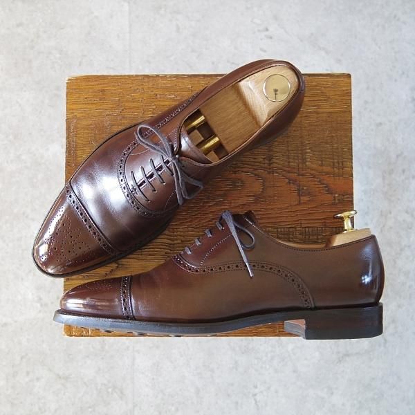 【最終価格につき早い者勝ち】CROCKETT&JONES / セミブローグ クロケット&ジョーンズ 6E【ダイナイトソール/MALTON/セミブローグ