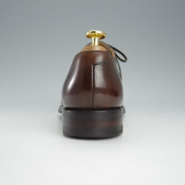 美品★クロケット&ジョーンズ 6E【定価￥86,900-★ダイナイトソール仕様/MALTON】セミブローグ/360ラスト/濃茶/Crockett&Jones★h879