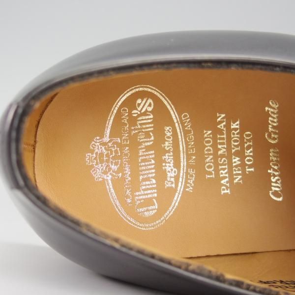 未使用★チャーチ 95F/UK9.5【★Barcroft/バークロフト】84ラスト/パンチドキャップトゥ/黒/メンズ/Church's★h880