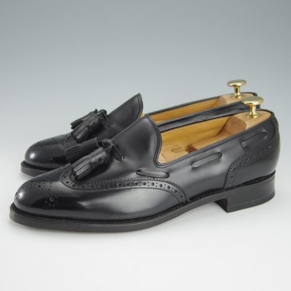 未使用★リーガル/イーストコースト 25EE【純正シューツリー付き★East Coast/タッセルローファー】2357BH/カーフ/黒/REGAL★h881