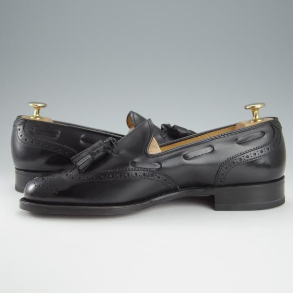 未使用★リーガル/イーストコースト 25EE【純正シューツリー付き★East Coast/タッセルローファー】2357BH/カーフ/黒/REGAL★h881