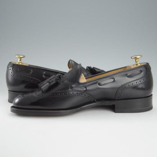 未使用★リーガル/イーストコースト 25EE【純正シューツリー付き★East Coast/タッセルローファー】2357BH/カーフ/黒/REGAL★h881