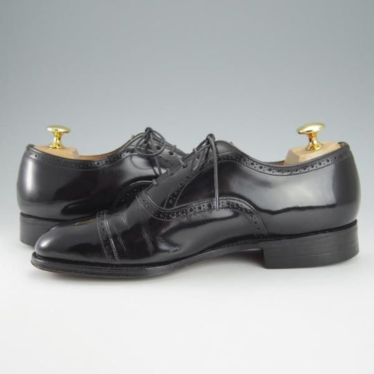 ★チャーチ 50G/UK5【旧チャーチ★73ラスト/ブックバインダーカーフ】3都市ロゴ/LEGATE/クォーターブローグ/黒/メンズ/Church's★h884