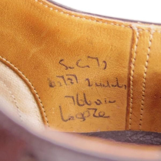 ★チャーチ 50G/UK5【旧チャーチ★73ラスト/ブックバインダーカーフ】3都市ロゴ/LEGATE/クォーターブローグ/黒/メンズ/Church's★h884