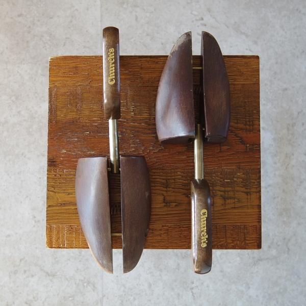 極上★チャーチ Mサイズ【貴重★旧チャーチの純正シューツリー/(英)ダスコ製 】DASCO/木製シューキーパー/メンズ/Church's★h889