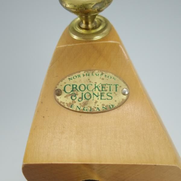 極上★クロケット&ジョーンズ SIZE 6【★純正シューツリー】木製シューキーパー/メンズ/Crockett&Jones★h892