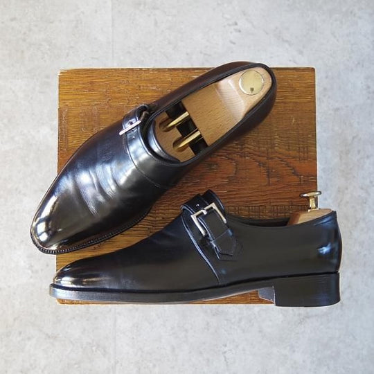 極上★ジョンロブ 6E【現行定価20万円以上★プレステージライン/MATTA2】7000ラスト/マッタ2/モンクストラップ/黒/JOHN LOBB★h895