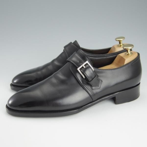 極上★ジョンロブ 6E【現行定価20万円以上★プレステージライン/MATTA2】7000ラスト/マッタ2/モンクストラップ/黒/JOHN LOBB★h895