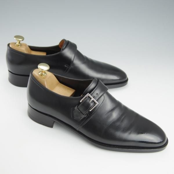 極上★ジョンロブ 6E【現行定価20万円以上★プレステージライン/MATTA2】7000ラスト/マッタ2/モンクストラップ/黒/JOHN LOBB★h895