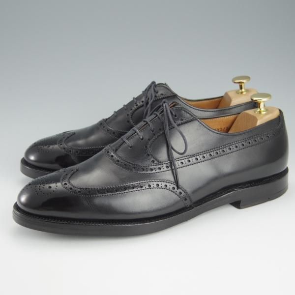 ★オールデン 10D【貴重★ブルックスブラザーズ別注/フルブローグ/1117】カーフ/黒/メンズ/BROOKS BROTHERS/Alden★h896