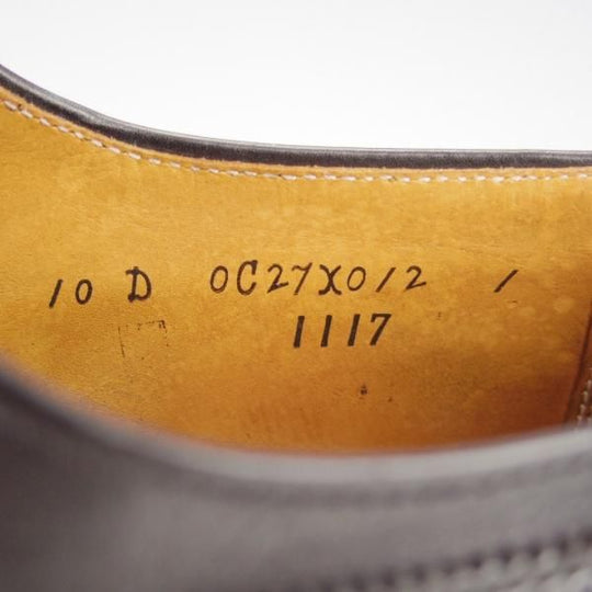 ★オールデン 10D【貴重★ブルックスブラザーズ別注/フルブローグ/1117】カーフ/黒/メンズ/BROOKS BROTHERS/Alden★h896