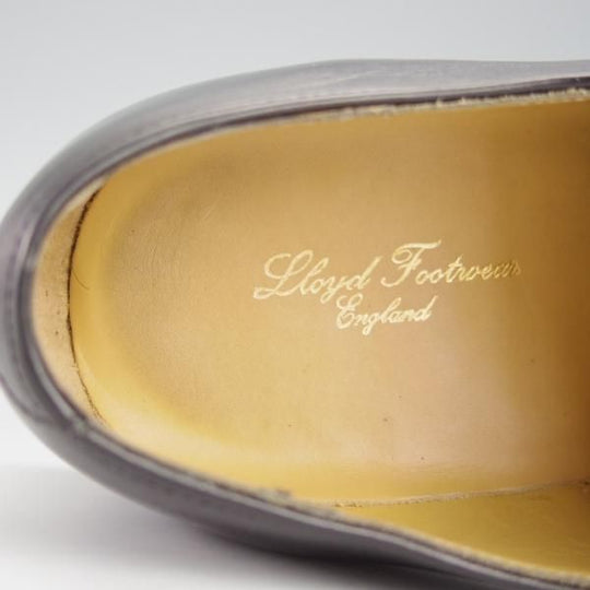 美品★ロイドフットウェア 5.5E【ダイナイトソール仕様★(英)BARKER製/バーカー】Vシリーズ/ ストレートチップ/黒/Lloyd Footwear★h900