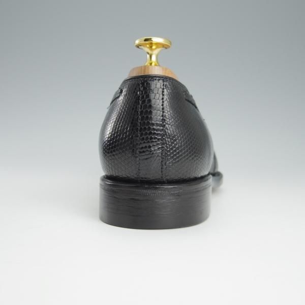 極美品★ジャランスリワヤ SIZE 6【定価￥66,000-★リザード革/タッセルローファー】EDWARDラスト/98811/黒/JALAN SRIWIJAWA★h903