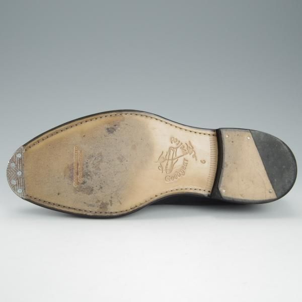 極美品★ジャランスリワヤ SIZE 6【定価￥66,000-★リザード革/タッセルローファー】EDWARDラスト/98811/黒/JALAN SRIWIJAWA★h903