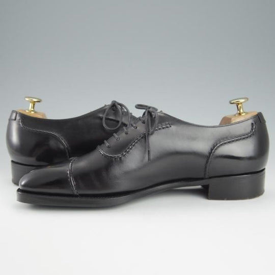 美品★(英)ガジアーノ&ガーリング 7D【モデル定価￥242,000-★GABLE/ダイヤモンドチップ】MH71ラスト黒/GAZIANO&GIRLING★h905