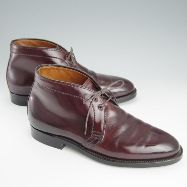 極上★オールデン 6D【貴重★コードバン/アバディーンラスト仕様のチャッカブーツ】12402/#8/バーガンディー/赤茶/メンズ/Alden★h906