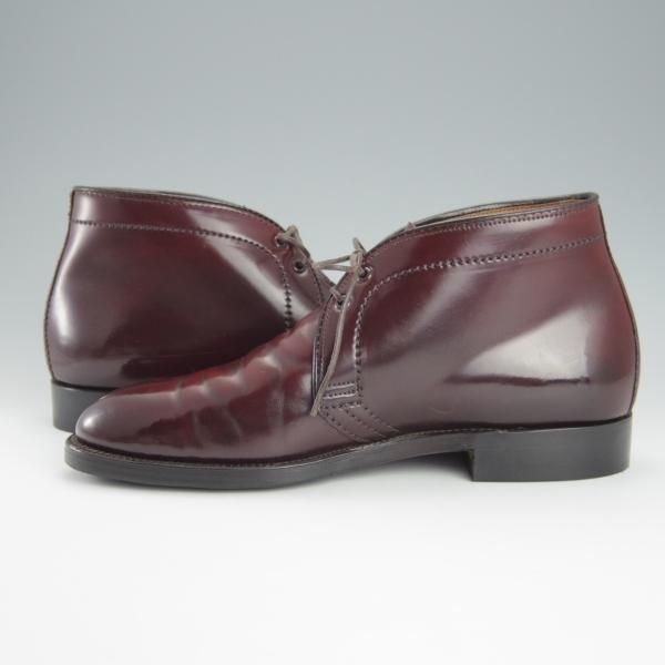 極上★オールデン 6D【貴重★コードバン/アバディーンラスト仕様のチャッカブーツ】12402/#8/バーガンディー/赤茶/メンズ/Alden★h906