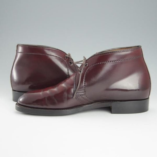 極上★オールデン 6D【貴重★コードバン/アバディーンラスト仕様のチャッカブーツ】12402/#8/バーガンディー/赤茶/メンズ/Alden★h906