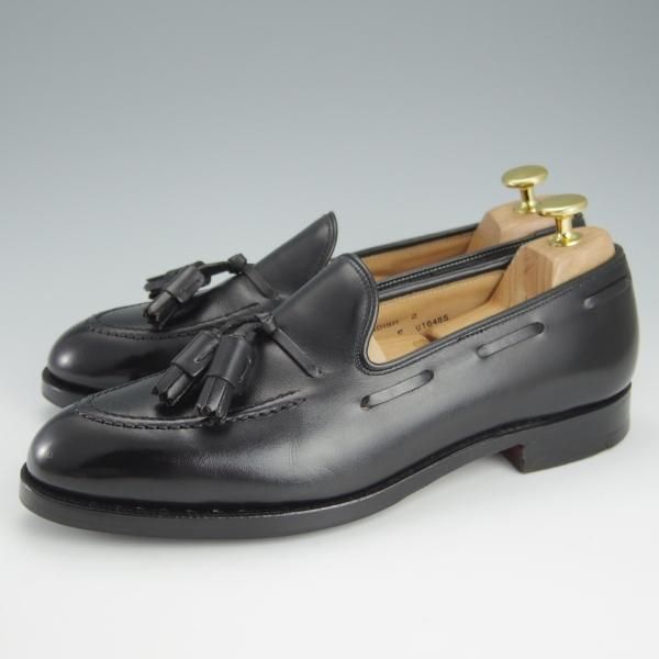 極上★クロケット&ジョーンズ 5.5E【定価￥86,900-★CAVENDISH 2/キャベンディッシュ2】タッセルローファー/黒/Crockett&Jones★h908