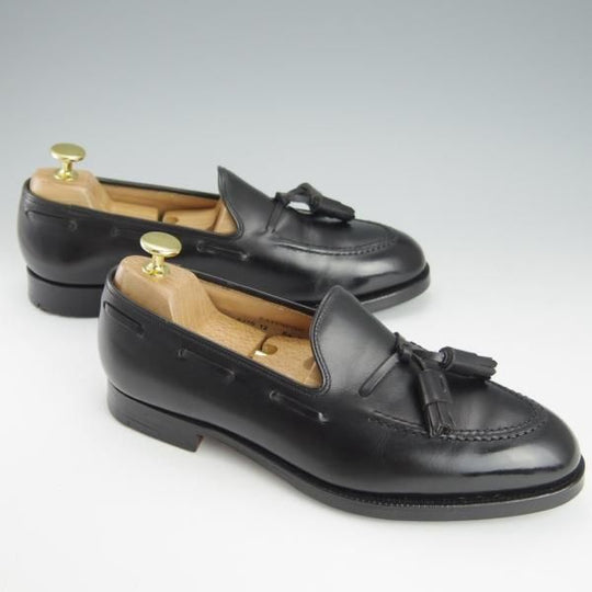 極上★クロケット&ジョーンズ 5.5E【定価￥86,900-★CAVENDISH 2/キャベンディッシュ2】タッセルローファー/黒/Crockett&Jones★h908