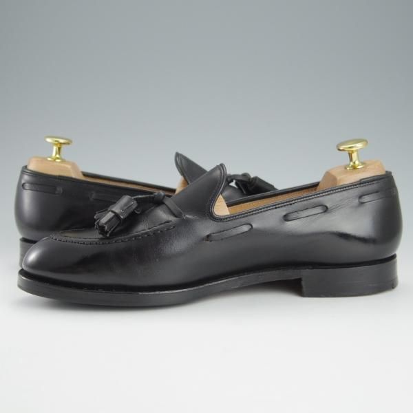 極上★クロケット&ジョーンズ 5.5E【定価￥86,900-★CAVENDISH 2/キャベンディッシュ2】タッセルローファー/黒/Crockett&Jones★h908