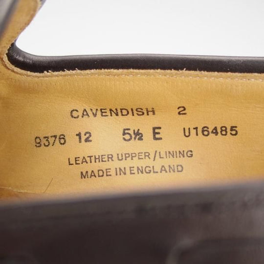 極上★クロケット&ジョーンズ 5.5E【定価￥86,900-★CAVENDISH 2/キャベンディッシュ2】タッセルローファー/黒/Crockett&Jones★h908